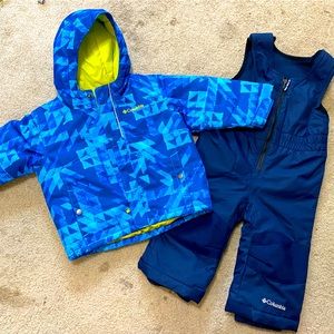Infant Columbia Ski Jacket & Bibs 12-18 month